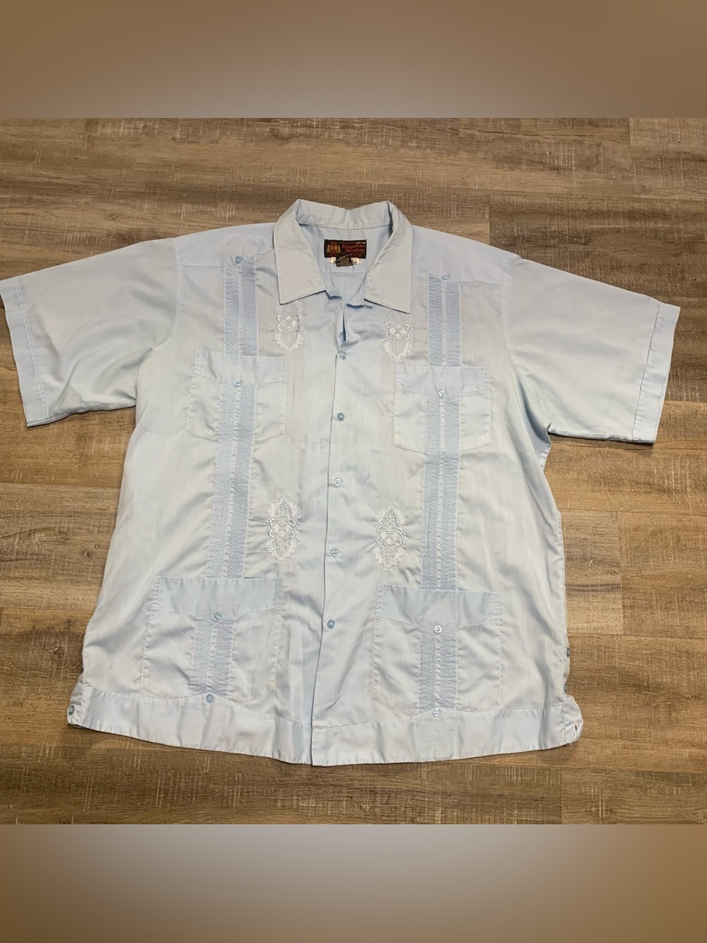 Guayaberas Yucatecas Princeton Cuban Mexican Button Up Shirt Men's 3X